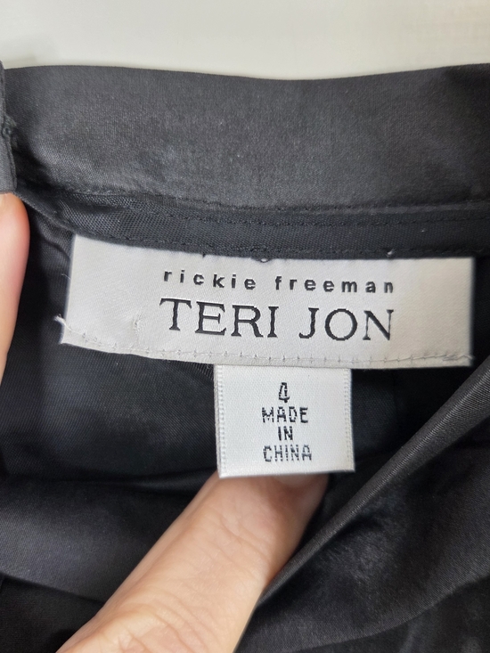 Teri Jon Rickie Freeman Silk Ruffled Maxi Skirt - Picture 2 of 7